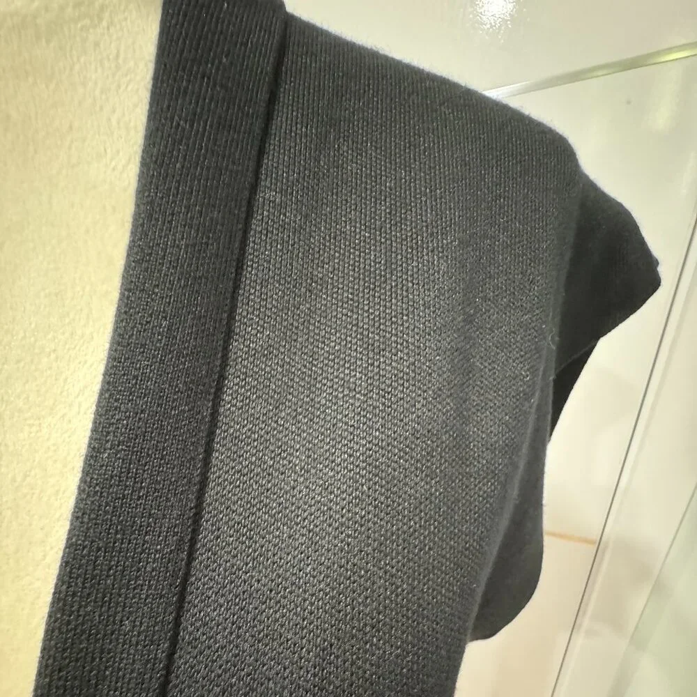 Joan Vass Long knit vest New, Size L - Picture 6 of 14